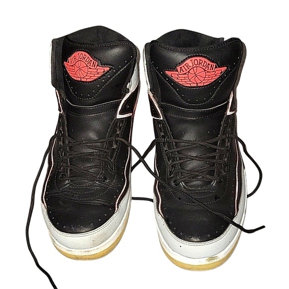 AIR JORDAN 2 Retro Infrared 23 Cement Vintage Basketball 11.5 90's Y2K Old Schoo